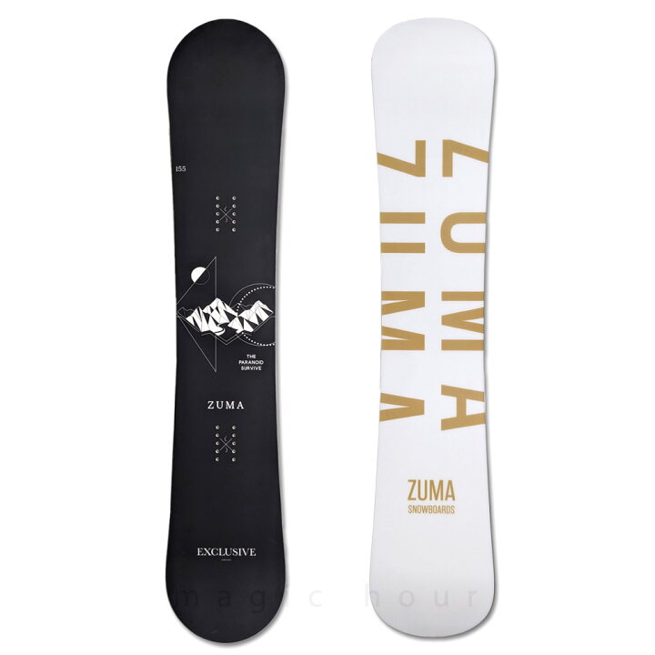 楽天市場】スノーボード 板 メンズ 単品 ZUMA ツマ EXCLUSIVE スノボー 