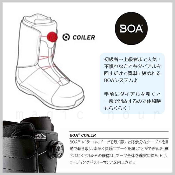 楽天市場】スノーボード ブーツ BOA メンズ HEAD ヘッド SCOUT LYT BOA 