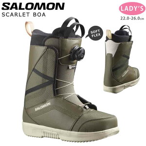 Xm[{[h u[c fB[X SALOMON T SCARLET BOA _C _CA 23-24 \tgtbNX 傫TCY 22cm - 26cm J[L  