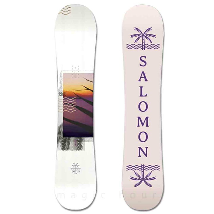 楽天市場】スノーボード 板 レディース 単品 SALOMON サロモン LOTUS 