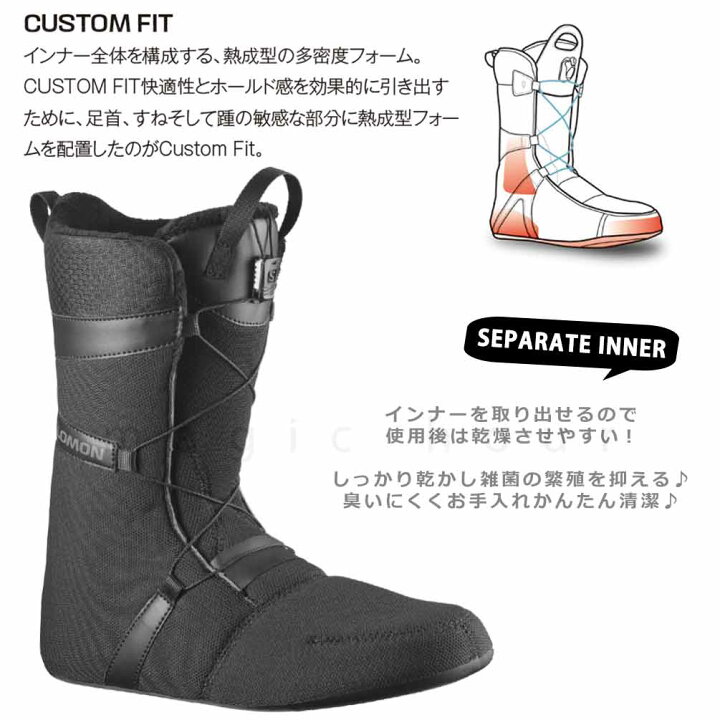 楽天市場】スノーボード ブーツ boa メンズ SALOMON サロモン LAUNCH 