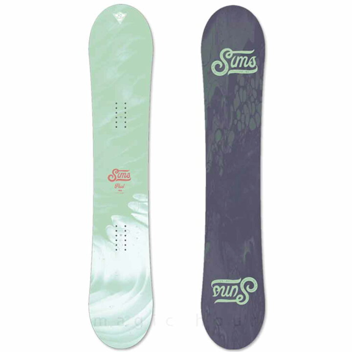 楽天市場】スノーボード 板 レディース 単品 SIMS シムス FLUID 2022 
