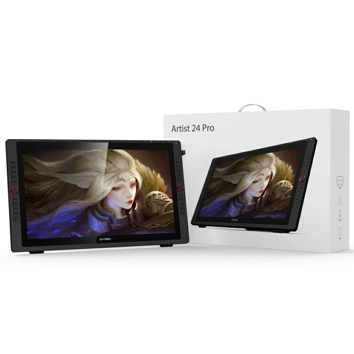 楽天市場】XPPen Artist 24 Pro 傾き検知機能 90%RGB色域 バッテリー 