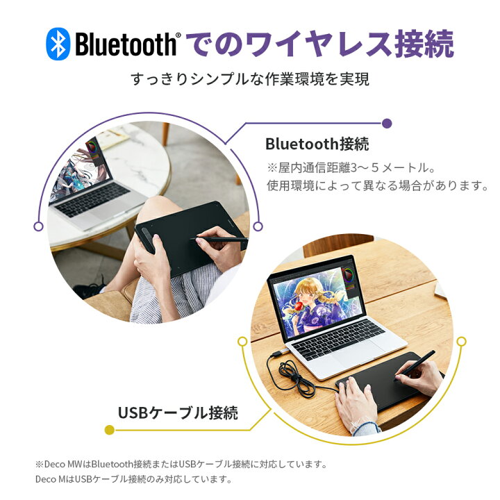 楽天市場】【ラッピング対応】XPPen Deco MW ペンタブ Bluetooth 