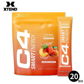 【SCIVATION公式ストア】セルコア C4 スマートエナジー スティックパック ピーチマンゴー味 20袋入り 各3.8g (0.13oz) Smart Energy Peach Mango