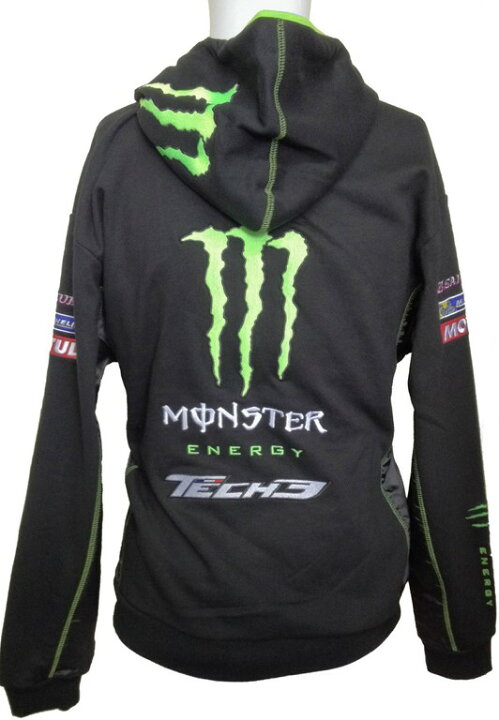 楽天市場 Tech3ヤマハ フードパーカーe モンスターエナジー Monster Energy エクストリームスタイル
