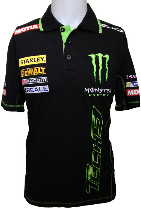 楽天市場】テック3ヤマハポロシャツ monsterenergy motogp T17 