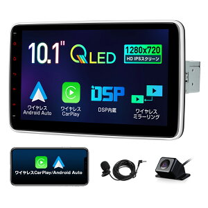 XTRONS 10.1C` 1DIN J[I[fBI obNJZbg CX iPhone CarPlay android auto J[XeI Bluetooth  J[ir ~[O J[vC }CNt M{Vn[lXt 