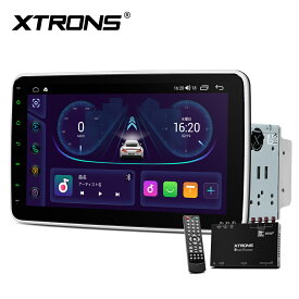 XTRONS カーナビ フルセグ 2DIN カーオーディオ 10.1インチ 大画面 地デジ搭載 AndroidOS 車載PC 4G通信 SIM対応 ワイヤレス CarPlay Android Auto(TID101L-TV)