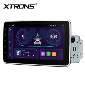 XTRONS 2DIN J[ir AndroidOS J[I[fBI 10C`  8RA 4GB+64GB ԍPC 4GʐM SIMΉ iPhone CarPlay android autoΉ Bluetooth WiFi iTID101Lj