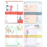 【3/11 1:59まで 最大100％ポイントバック※要エントリー】トコロコムギ × サンリオ レターセット 4種類…