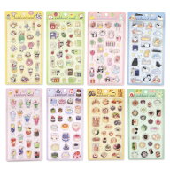 ぷっくりシール 8種類セット ワールドクラフト ドロップシール 立体シール