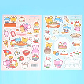 【12/6〜7はポイント5倍】Rainbowholic x Ochame Friends 四季のシールセット 冬