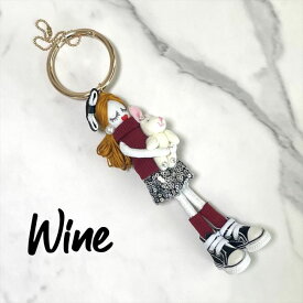 ドールチャーム バッグチャーム 人形 女の子 キーホルダー ブロンド パーカー うさぎ ぬいぐるみ スニーカー キラキラ おしゃれ レディース お誕生日 母の日 お祝い プレゼント ギフト かわいい ハンドメイド キーリング スカート パール ルースソックス スパンコール 立体