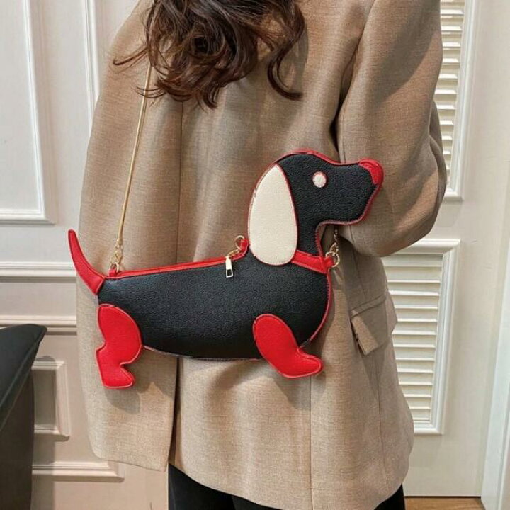 楽天市場】犬 ショルダーバッグ ダックスフンド 犬型バッグ レディース 