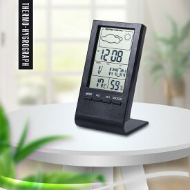 温湿度計 おしゃれ デジタル マグネット 温度計 アラーム 湿度計 快適レベル表示 温度湿度時刻表示 スタンド 熱中症計 卓上 送料無料NP-69