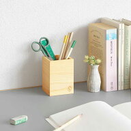ペン立て S ｜ ペンスタンド ペン立て 置き ステーショナリー デスク収納 卓上収納 文具 シンプル ひのき…