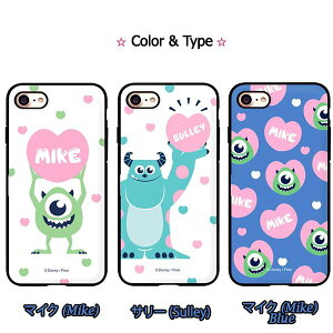 モンスターズインク マイク サリー iPhone11Pro iPhone11 iPhoneXR iPhoneX/XS iPhone8/iPhone7/iPhoneSE2 鏡 ミラー グッズ  カード収納 Beelze00204