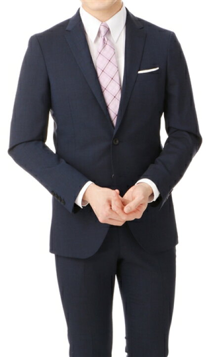 楽天市場 洋服の青山 春夏用ネイビー系スタイリッシュスーツmodaritornoビジネススーツ メンズ 013 洋服の青山plus