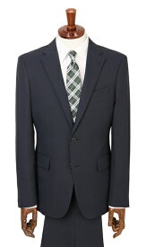 【洋服の青山】【楽天ランキング3位入賞】スーツ メンズ スリム 春夏秋冬用 ネイビー 紺 ストライプ 2ボタン ノータック 動きやすい ストレッチ 洗える 仕事 ビジネス オフィス フォーマル 成人式 七五三 入園式 卒園式 入学式 卒業式 スマート パパ 父親 男性 大人 大学生