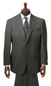 【洋服の青山】メンズスーツ 紳士服 ビジネス 細身体 スリム 秋冬 グレー ストレッチ 形状記憶 抗菌 消臭 防汚 帯電防止 ウォッシャブル ストレッチ おしゃれ かっこいい スタイリッシュスーツ【ツーパンツ】【キング&トール】【TioTio PREMIUM】PERSON'S FOR MEN
