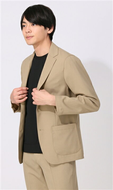 楽天市場】【洋服の青山】メンズ ジャケット 春夏用 ベージュ系 