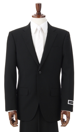 スリーシーズン用 ブラック系 シングル スタンダードフォーマル YUKI TORII 礼服 人気ブランド ブラックスーツ 配送員設置送料無料 メンズ ビジネススーツ HOMME 喪服