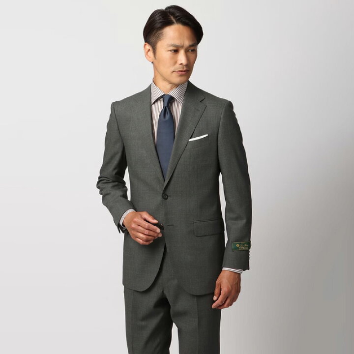 楽天市場】【洋服の青山】通気性 スーツ メンズ 春夏 グレー 灰色 