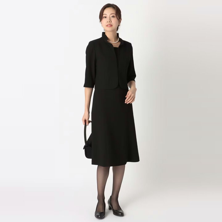 楽天市場】【洋服の青山】礼服 喪服 ジャケット ワンピース 2点セット 