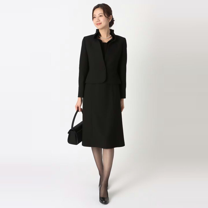 楽天市場】【洋服の青山】礼服 喪服 ジャケット ワンピース 2点セット  