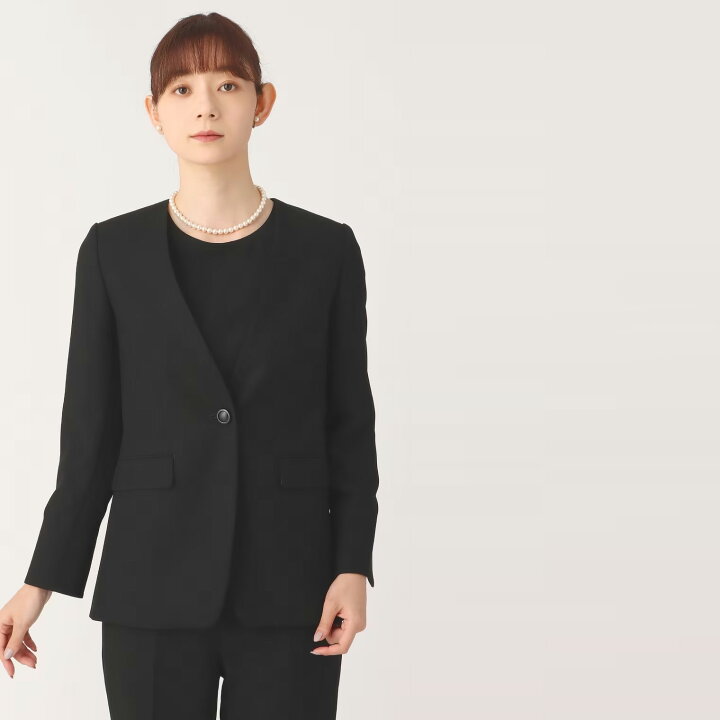 楽天市場】【洋服の青山】2点セット ブラックフォーマル パンツスーツ  