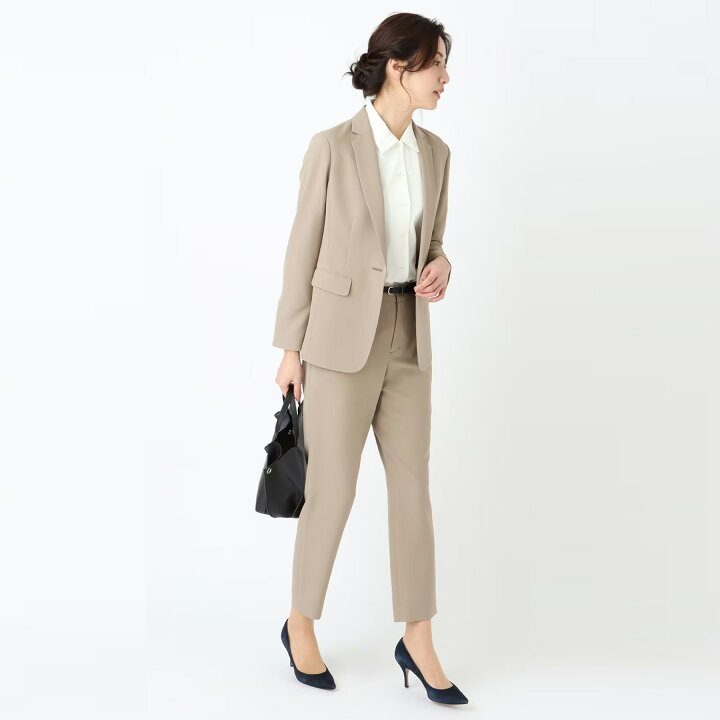 楽天市場】【洋服の青山】テーパードパンツ レディース スーツ 