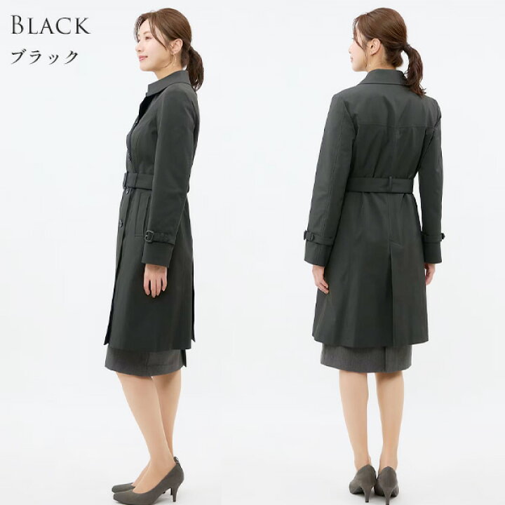 楽天市場】【洋服の青山】ダブルトレンチコート ロング丈 ひざ丈 