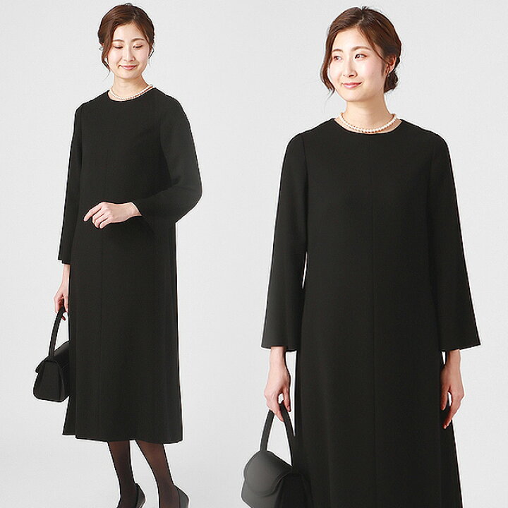 楽天市場】【洋服の青山】ブラックフォーマル ワンピース 喪服 