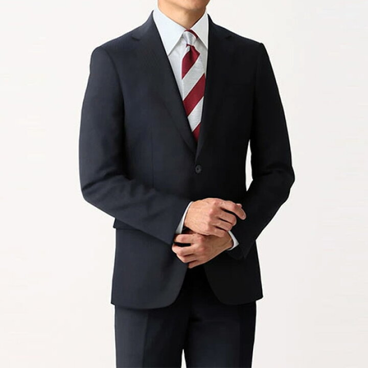 楽天市場】【洋服の青山】洗える メンズ 春夏用 ネイビー 紺