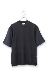 【洋服の青山】ニットベストフェイクレイヤードTシャツ 半袖 メンズ 春夏 ネイビー 紺 ボーダー ウォッシャブル 洗える 重ね着風 ビジカジ クールビズ 紳士服 大きいサイズ シンプル かっこいい おしゃれ リーガル REGAL