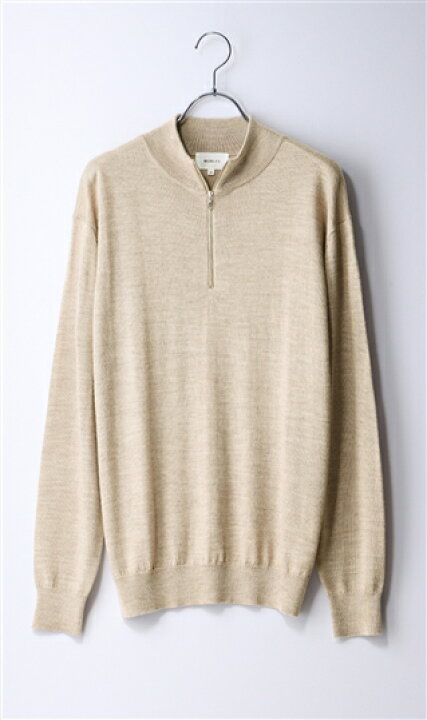 楽天市場】【洋服の青山】秋冬 ベージュ系 ハーフジップタートルネック 