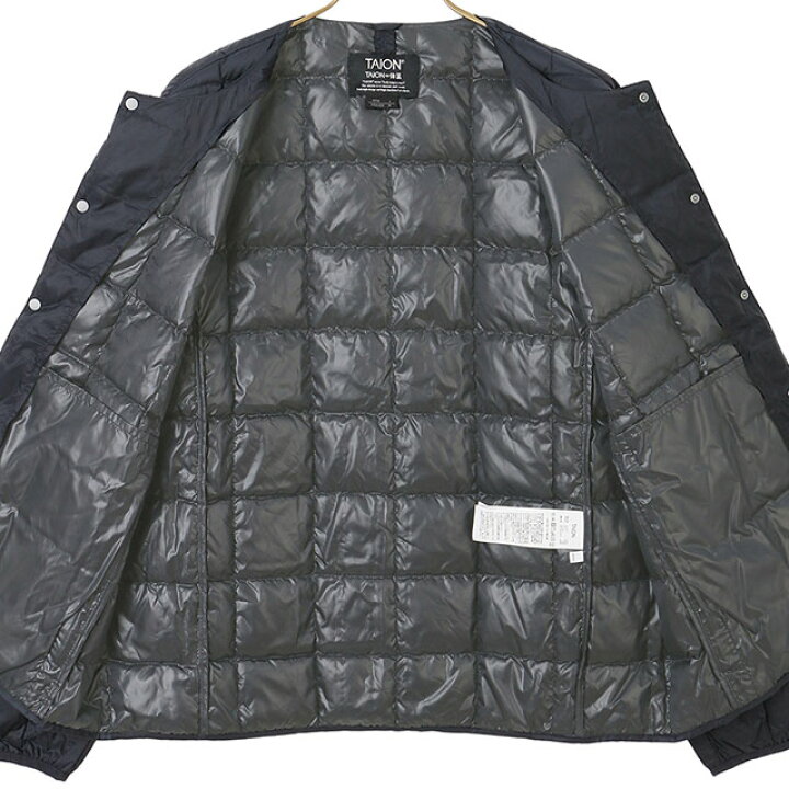 楽天市場】【洋服の青山】TAION タイオン 収納袋 付き インナー ダウン 