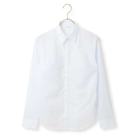 【洋服の青山】《あす楽》ブラウス 長袖 レディース オールシーズン用 ブルー系 ストライプ SUPER EASY IRON 形態安定性能 ストレッチ 洗える ウォッシャブル レギュラーカラー ビジネス オフィス 事務服 シンプル かわいい おしゃれ ANCHOR WOMAN PERSON'S