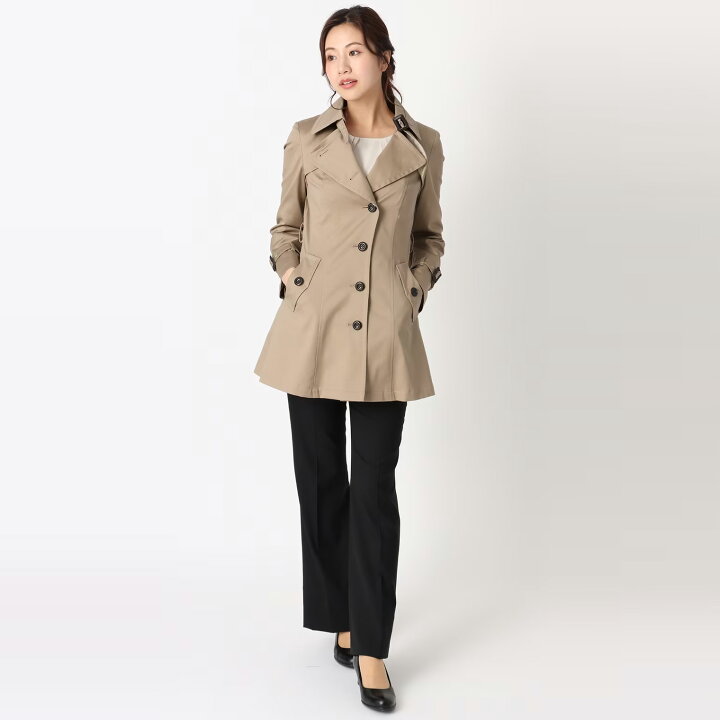 楽天市場】【洋服の青山】シングルトレンチコート レディース スリー 