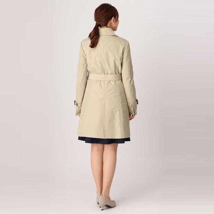 楽天市場】【洋服の青山】ダブル トレンチコート ロング レディース 