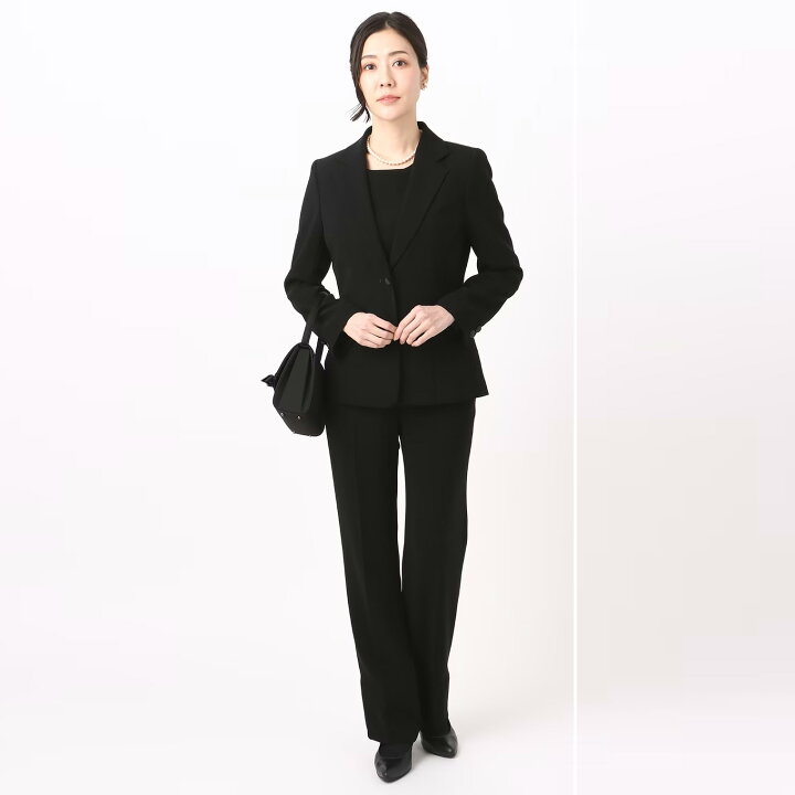 楽天市場】【洋服の青山】ブラックフォーマル 4点セット アンサンブル  