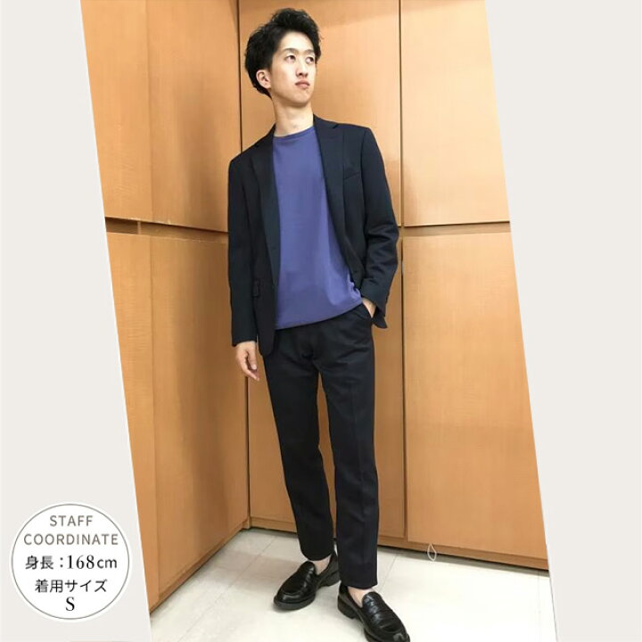 楽天市場】【洋服の青山】スラックス メンズ 秋冬 スリム ネイビー 