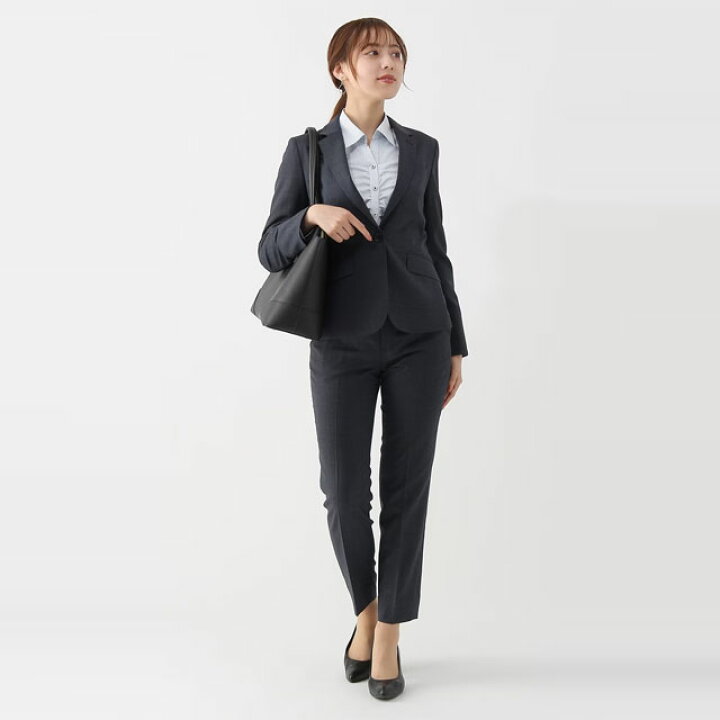 楽天市場】【洋服の青山】セットアップ可 裾上げ済み 9分丈 テーパード 