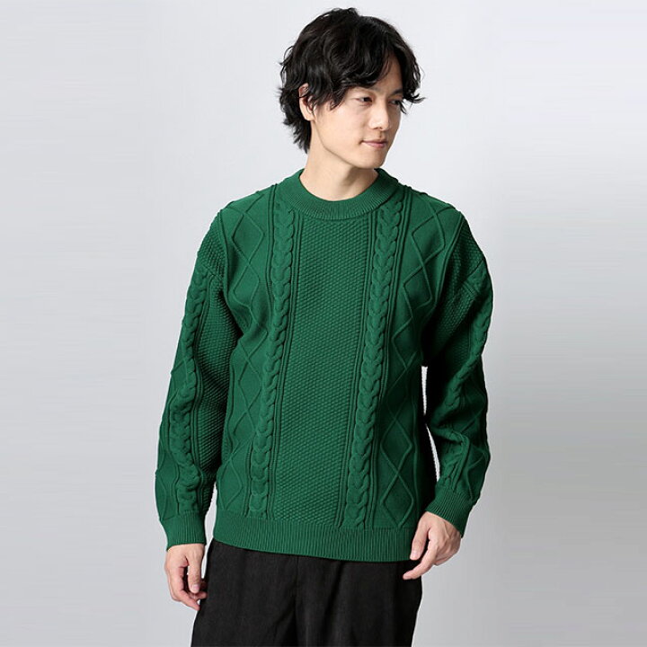 楽天市場】【洋服の青山】フリーサイズ クルーネック セーター メンズ 
