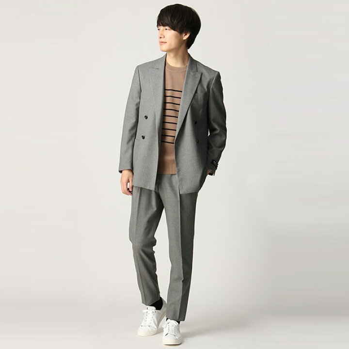 楽天市場】【洋服の青山】ジャケット メンズ 秋冬用 グレー 無地 