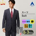 【洋服の青山】【楽天ランキング1位入賞】 メンズ スーツ 秋冬用 ネイビー系 スタンダードスーツ【ツーパンツ】【OEKO-TEX】 紳士服 メンズスーツ ビジネス ストライプ 長袖 ツータック 2ボタン 伸縮性 撥水加工 ストレッチ 形状記憶 REGAL