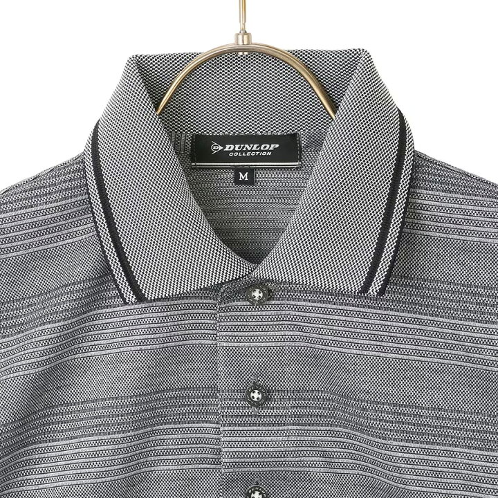 楽天市場】【洋服の青山】春夏用 グレー系 地柄ボーダーポロシャツ【7 