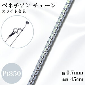 �v���`�i �x�l�`�A�� �`�F�[�� �l�b�N���X 45cm 0.7mm 2.0g �X���C�h �A�W���X�^ �� �P�i Pt 0.7 �`�F�[���̂� �t���[�`�F�[�� �M�t�g �v���[���g �ׂ� �������� ���t�� �炭��