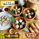 おかずセットB 中華セット (5種39個) 中華 点心 セット 冷凍 ギフト 飲茶セット 点心セット 中華料理 中華惣菜 フカヒレ ギョウザ 餃子 焼売 シュウマイ 春巻 水餃子 お取り寄せ 冷凍 グルメ 詰め合わせ 横浜中華街